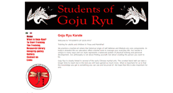 Desktop Screenshot of gojukarate.se