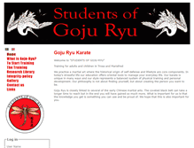 Tablet Screenshot of gojukarate.se